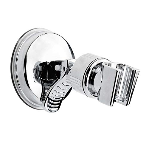 Duschkopfhalterung Saugnapf Ohne Bohren Duschkopf Halterung Duschhalterung Verstellbarer Brausehalter Bad Saugnapf mit 360° Drehbar Brausehalter für Handbrause Duschbrause von SANTOO