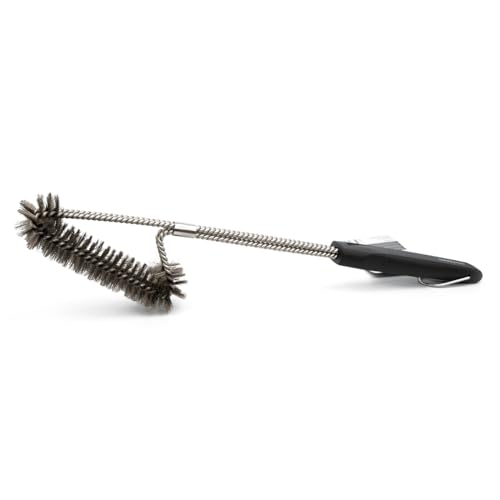 SANTOS 2-Kopf Grillbürste Edelstahl 45cm - 2-reihiger Borstenkopf -gegen hartnäckige Verschmutzungen - Reinigung von Holzkohle-, Elektro- & Gasgrills SANTOS 2-Kopf Grillbürste Edelstahl 45cm - 2-reihiger Borstenkopf -gegen hartnäckige Verschmutzungen - Reinigung von Holzkohle-, Elektro- & Gasgrills von SANTOS
