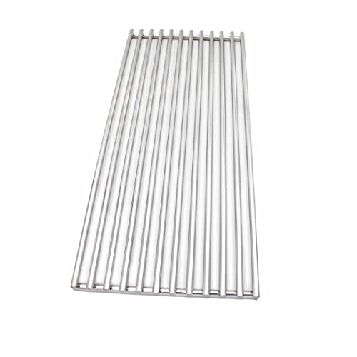 SANTOS Edelstahl-Grillrost - 19,6x43cm - für SANTOS S-301 / S-318 - hochwertiges Gasgrill-Grillrost - passt zu vielen Gasgrills - Ersatz-Grillgitter von SANTOS