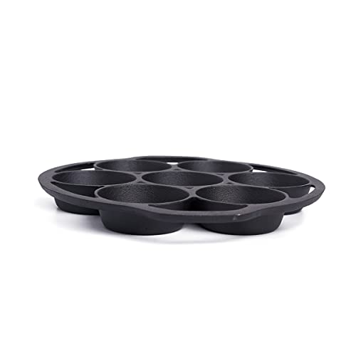 SANTOS Muffin-Maker Gusseisen - 7 Muffins - Muffinform Grill, Backofen & Feuer - Cupcake-Form - effiziente Wärmeverteilung - einfache Reinigung SANTOS Muffin-Maker Gusseisen - 7 Muffins - Muffinform Grill, Backofen & Feuer - Cupcake-Form - effiziente Wärmeverteilung - einfache Reinigung von SANTOS