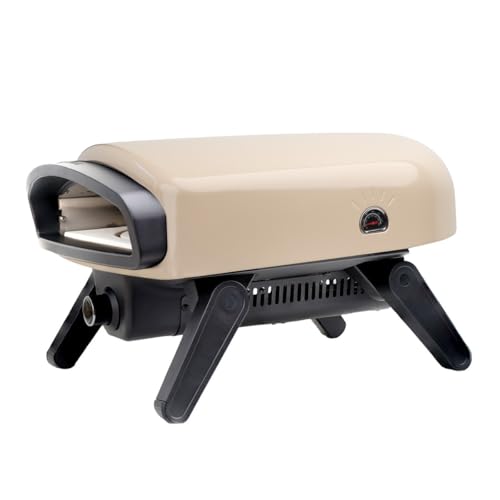 SANTOS Pizzaofen O-140 Beige mit Motor – Gas-Pizzaofen 4,7 kW – Drehteller & 360° Bräunung – Cordieritstein Ø35cm – 500 °C – Outdoor – klappbar SANTOS Pizzaofen O-140 Beige mit Motor – Gas-Pizzaofen 4,7 kW – Drehteller & 360° Bräunung – Cordieritstein Ø35cm – 500 °C – Outdoor – klappbar von SANTOS