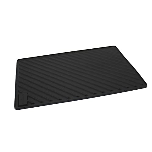 SANTOS Silikon Besteckablage - 44x30cm - Antirutsch-Matte, Abtropfmatte, Topfunterlage, Topfuntersetzer -Silikonmatte für Ablagefläche & Unterschrank von SANTOS