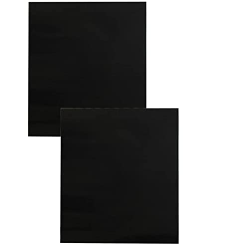 SANTOS XXL Teflon Antihaft Grillmatte 2er Set - Extra Dick - Dauerbackfolie, Backmatte, Grillfolie, Backpapier Wiederverwendbar - 50x40cm von SANTOS