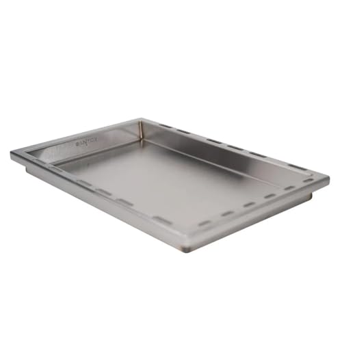 SANTOS einsetzbare Grillpfanne/Einsatzpfanne - Edelstahl Plancha - 37,7x42,8x4cm - für Verschiedene Gasgrills geeignet - Bratkartoffeln,Reibekuchen,Schnitzel SANTOS einsetzbare Grillpfanne/Einsatzpfanne - Edelstahl Plancha - 37,7x42,8x4cm - für Verschiedene Gasgrills geeignet - Bratkartoffeln,Reibekuchen,Schnitzel von SANTOS