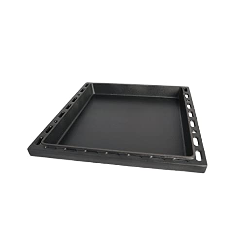 SANTOS einsetzbare Guss Grillpfanne/Einsatzpfanne - Gusseisen Grill Plancha - 37,7x42,8x4,6cm S-Serie - Paella, Bratkartoffeln, Reibekuchen SANTOS einsetzbare Guss Grillpfanne/Einsatzpfanne - Gusseisen Grill Plancha - 37,7x42,8x4,6cm S-Serie - Paella, Bratkartoffeln, Reibekuchen von SANTOS