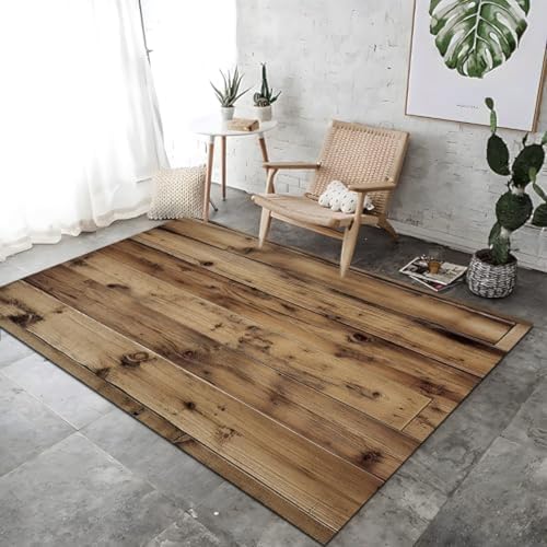 SANTPOT Braune Vintage Holzbront, von SANTPOT