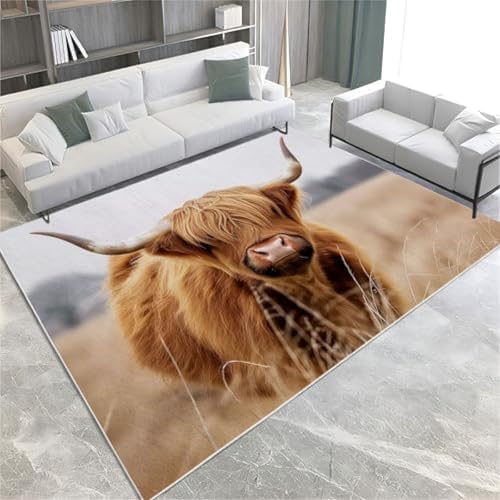SANTPOT Teppiche Animal Yak Maschine Waschbar Teppich 60 X 90 cm Weich,80 X 150 cm von SANTPOT