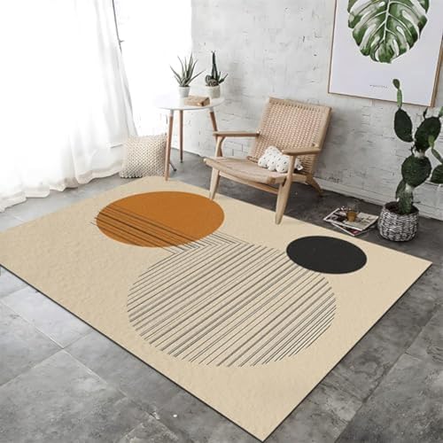 SANTPOT Waschbarer Teppiche Minimalistische Linien Für Eingangseingangsfleckflecken Widerstandsfähiger Teppich Für Badezimmer Wäscherei Schlafzimmer Kinderzimmer Schlafzimmer Büro Erdig Erdig, SANTPOT Waschbarer Teppiche Minimalistische Linien Für Eingangseingangsfleckflecken Widerstandsfähiger Teppich Für Badezimmer Wäscherei Schlafzimmer Kinderzimmer Schlafzimmer Büro Erdig Erdig, von SANTPOT