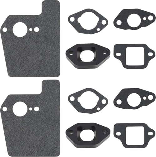 SANTUO 2 Sets Vergaser-Isolator-Dichtungssatz passend für GCV160A GCV160LA GCV160LAO GCV160LE Rasenmähermotoren 16211-ZL8-000 16221-883-800 19651-Z0L-000 von SANTUO