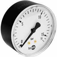 Manometer Anschluss hinten 0-16bar 63mm 1/4'' von SANUNDO