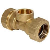 Sanundo - PE-Rohr T-Stück ø 20 mm x 1/2'' ig Reiter Verbinder Verschraubung Messing ms 58 dvgw von SANUNDO