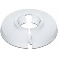 Sanundo - pvc Scharnier-Kunststoffrosette Wandrosette Rosette Kunststoff weiß für Rohre Ø22mm oder 1/2 von SANUNDO