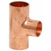 T-Stück mit Lötanschluss Löt 95130 in 42x42x28mm Kupfer von SANUNDO