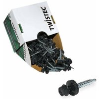 Sanundo - Twistec® Colorhead 4,8X35 anthrazit, für 451M8P 100St./Pck 292PVZ48X357016 Trapezblechschrauben von SANUNDO