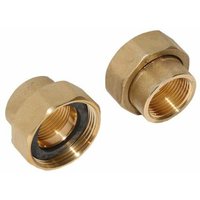 Verschraubungssatz rg Rotguss Pumpenverschraubung rg dn 25 G1 1/2'' x 1'' ig von SANUNDO