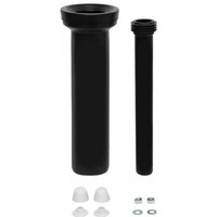 Wand-WC Anschlussgarnitur, wc Anschluss-Set - 90 mm x 400 mm lang 01.003.020 von SANUNDO