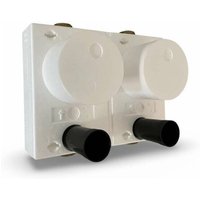 Sanundo - Wasserzählerblock Unterputz Duo C-G2'-Koax für Istameter 2' oder Allmess ames 3-KOAX 2' Zähler von SANUNDO