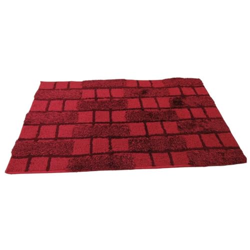 SANWOOD Badteppich Dalia rotbraun 70x120cm von SANWOOD