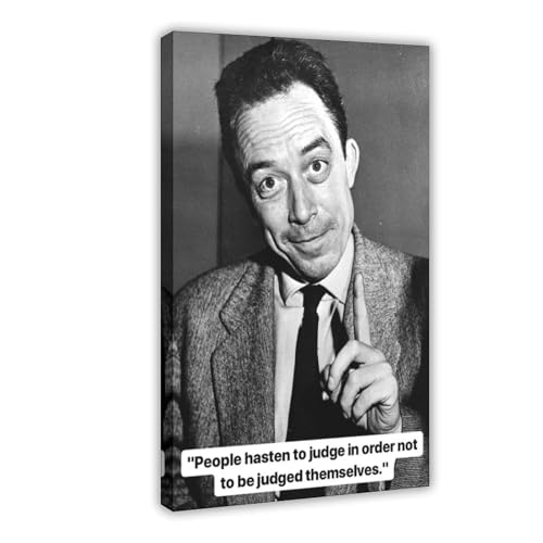 Albert Camus Vintage-Kollektion, Poster, Leinwand, Poster, Schlafzimmer-Dekor, Sportlandschaft, Büro, Raumdekoration, Geschenk, 30 x 45 cm, Rahmenstil-3-1 Albert Camus Vintage-Kollektion, Poster, Leinwand, Poster, Schlafzimmer-Dekor, Sportlandschaft, Büro, Raumdekoration, Geschenk, 30 x 45 cm, Rahmenstil-3-1 von SANWYA