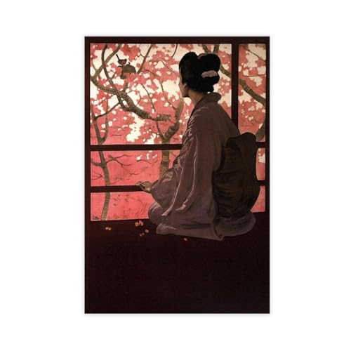 Japanisches Kimono-Poster, Vintage-Stil, Leinwand-Poster, Schlafzimmer-Dekor, Sportlandschaft, Büro, Raumdekoration, Geschenk, 30 x 45 cm, ungerahmt, 9 Japanisches Kimono-Poster, Vintage-Stil, Leinwand-Poster, Schlafzimmer-Dekor, Sportlandschaft, Büro, Raumdekoration, Geschenk, 30 x 45 cm, ungerahmt, 9 von SANWYA