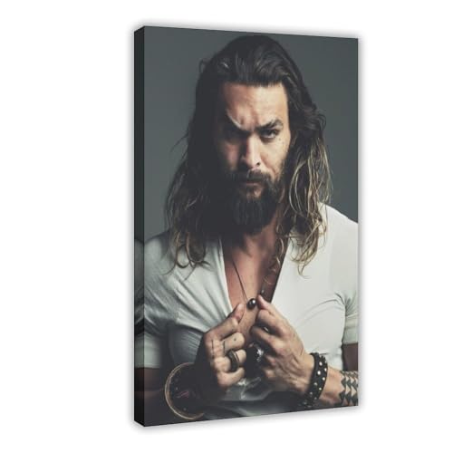Jason Momoa Filmstar-Poster, Kunst, Leinwand, Poster, Schlafzimmer-Dekor, Sportlandschaft, Büro, Raumdekoration, Geschenk, 60 x 90 cm, Rahmenstil-3-9 Jason Momoa Filmstar-Poster, Kunst, Leinwand, Poster, Schlafzimmer-Dekor, Sportlandschaft, Büro, Raumdekoration, Geschenk, 60 x 90 cm, Rahmenstil-3-9 von SANWYA