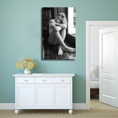 Madelyn Cline berühmtes Poster, Schauspielerin, Leinwand-Poster, Schlafzimmer-Dekor, Sportlandschaft, Büro, Raumdekoration, Geschenk, 60 x 90 cm, Rahmenstil Madelyn Cline berühmtes Poster, Schauspielerin, Leinwand-Poster, Schlafzimmer-Dekor, Sportlandschaft, Büro, Raumdekoration, Geschenk, 60 x 90 cm, Rahmenstil von SANWYA