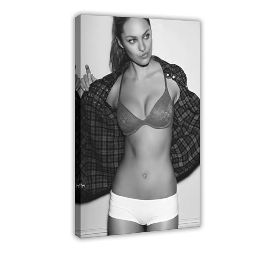 Mila-Kunis Schwarz-Weiß-Poster, Leinwand-Poster, Schlafzimmer-Dekor, Sportlandschaft, Büro, Raumdekoration, Geschenk, 50 x 75 cm, Rahmenstil-1 Mila-Kunis Schwarz-Weiß-Poster, Leinwand-Poster, Schlafzimmer-Dekor, Sportlandschaft, Büro, Raumdekoration, Geschenk, 50 x 75 cm, Rahmenstil-1 von SANWYA