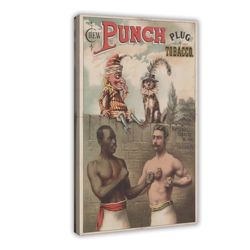 Poster Punch Tobacco-s 1886 Leinwand-Poster, Schlafzimmer-Dekor, Sportlandschaft, Büro, Raumdekoration, Geschenk, 30 x 45 cm, Rahmenstil-9 Poster Punch Tobacco-s 1886 Leinwand-Poster, Schlafzimmer-Dekor, Sportlandschaft, Büro, Raumdekoration, Geschenk, 30 x 45 cm, Rahmenstil-9 von SANWYA