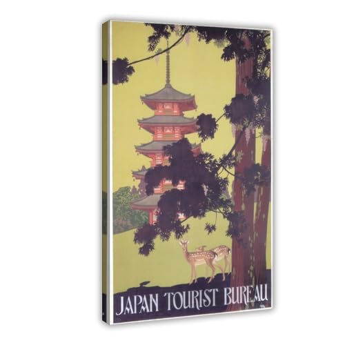 Poster auf Leinwand im japanischen Stil, 6 japanische Poster, Wandkunst, Dekordruck, Bild Gemälde für Wohnzimmer, Schlafzimmer, Dekoration, 50 x 75 cm, Rahmenstil-2 Poster auf Leinwand im japanischen Stil, 6 japanische Poster, Wandkunst, Dekordruck, Bild Gemälde für Wohnzimmer, Schlafzimmer, Dekoration, 50 x 75 cm, Rahmenstil-2 von SANWYA