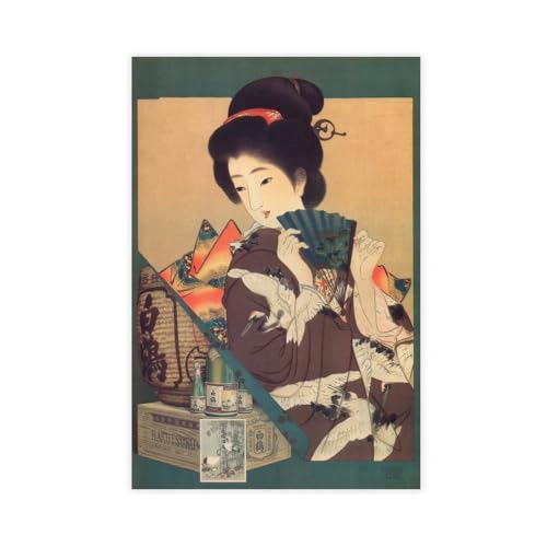 Poster mit japanischer Werbung, Retro-Kimono, Izakaya, Leinwand-Poster, Schlafzimmer-Dekor, Sportlandschaft, Büro, Raumdekoration, Geschenk, 30 x 45 cm, ungerahmt, 12 Poster mit japanischer Werbung, Retro-Kimono, Izakaya, Leinwand-Poster, Schlafzimmer-Dekor, Sportlandschaft, Büro, Raumdekoration, Geschenk, 30 x 45 cm, ungerahmt, 12 von SANWYA