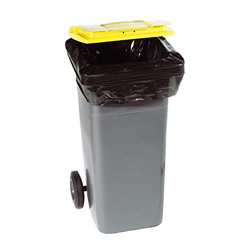 Müllbeutel, Müllsäcke | Container | 240 Liter | Schwarz | Dicke 30 µ | Packung mit 100 Stück von SANY