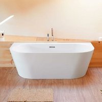 Freistehende Badewanne torino muro Sanycces 170 cm - ohne Armatur von SANYCCES