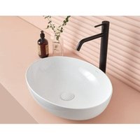 Sanycces - Waschbecken Aufsatz oval aus Keramik parma Sanycces - Waschbecken Aufsatz oval aus Keramik parma von SANYCCES