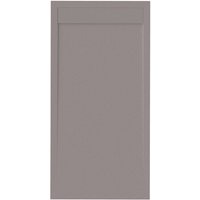 Sanycces - clever Rechteckige Duschwanne 100 x 90 cm, Steingrau von SANYCCES