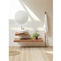 Waschtisch für Aufsatzwaschbecken in Walnuss zero von SANYCCES