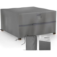 Premium Schutzhülle Wasserdicht 600D Oxford Gewebe RipStop-Technologie Reißfest UV-Beständig Abdeckhaube Winterfest für Gartentische, Loungemöbel, von SANZARO