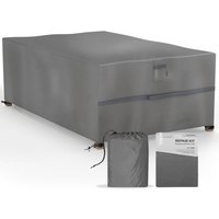 Sanzaro - Premium Schutzhülle Wasserdicht 600D Oxford Gewebe RipStop-Technologie Reißfest UV-Beständig Abdeckhaube Winterfest für Gartentische, von SANZARO