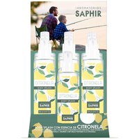 Tischaufsteller mit 12 Stück of citronella Saphir ref. 97813) von SAPHIR