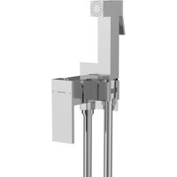 Sapho - Cubemix - Unterputz-Bidetarmatur, mit Brause, mit Einbaukörper, Chrom CM040 von SAPHO