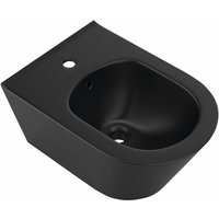 Avva - Wand-Bidet, Hahnloch, schwarz matt 100324-110 - Sapho von SAPHO