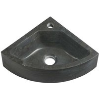 Sapho - Blok - Eckwaschtisch 30x30 cm, mit Hahnloch, ohne Überlauf, anthrazit 2401-30 Sapho - Blok - Eckwaschtisch 30x30 cm, mit Hahnloch, ohne Überlauf, anthrazit 2401-30 von SAPHO