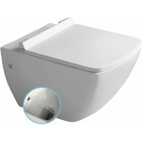 Sapho - Isvea Purity - Wand-WC mit Bidetbrause, weiß 10PL02007-DL von SAPHO