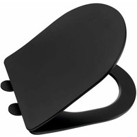 Sapho Paco - WC-Sitz, Slim, SoftClose, schwarz PCS1012B von SAPHO