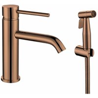 Sapho - Rhapsody - Waschtischarmatur mit Handbrause, Kupfer 1209-09PG von SAPHO