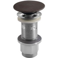 Sapho - Zubehör - Waschtischablauf, ClickClack, dunkelbraun FG915 von SAPHO