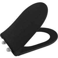 Sapho - WC-Sitze - WC-Sitz Avva Slim, SoftClose, schwarz matt 100787-110 von SAPHO