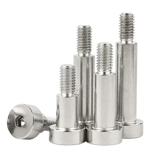 1/2/5/10 Stück M2 M2.5 M3 M4 M5 M6 M8 M10 M12 304 Edelstahl Sechskant-Innensechskantkopf Rollenlager-Schulterschraubenbolzen(16mm,D12x M10 (2pcs)) von SAPIIKEF