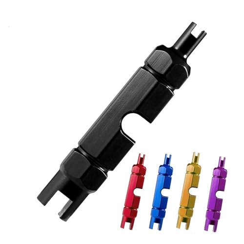 1-teiliges Ventileinsatz-Entferner-Werkzeug for Presta, Schrader, Ventilverlängerung, Reifenreparatur, Schraubenschlüssel for Fahrrad-, Auto-, Fahrrad-, Motorradreifen(Blue) von SAPIIKEF