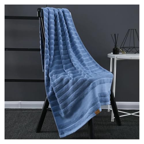 100% saugfähige und weiche Gesichts-/Handtücher aus 100% Baumwolle, hochsaugfähiges Badetuch-Set for das Badezimmer zu Hause im Hotel(Blue,35x75cm) von SAPIIKEF