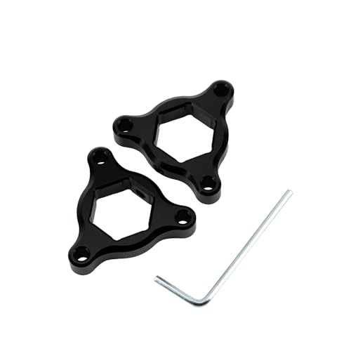 14MM 17MM Motorrad Tuning Ersatzteile Federgabel Vorspannung Teller for MT-09 B-KING Z800(Black17mm) von SAPIIKEF